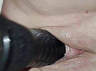 Bbc balls deep in my wite pussy brutal bbc fucking white pussy slut wife homemade bbc dildo fucking slutwife 