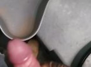 Blue collar cumshot