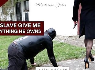 Maitresse Julia - Teaser - Cet esclave latex me donne tout ce qu'il possde (film complet 1 heure)