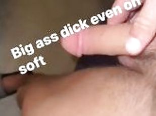 Chris Britt massive white cock even on soft