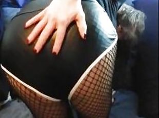 I Cum: Fishnets, Shorts and Boots Edition