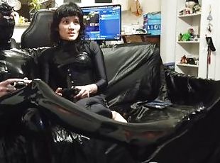 Gaming in Latex and Zentai - Side Of Light