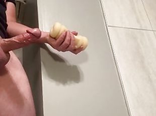 masturbation, chatte-pussy, amateur, ejaculation-sur-le-corps, énorme-bite, jouet, jeune-18, sperme, solo, boules