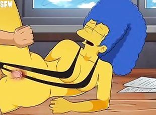 Marge Simpson Legs Spread Vaginal Creampie - Hole House