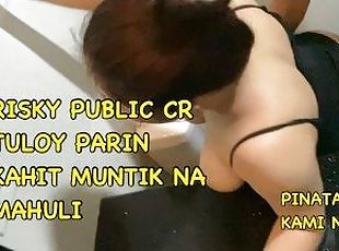 Pinay Hot Teen Sa Public CR Di Napigilan Umungol Muntik Na Mahuli