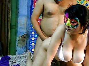 Amateur Indian Savita and her fat fucker