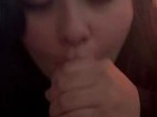 Shy Latina Sucks Dick for the First Time