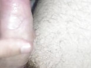 white guy jerks off cock and cums on his foot ( onlyfans - @lumpenate )