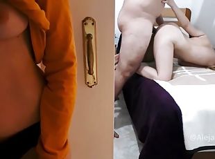DOGGYSTYLE FUCK WITH MY BOYFRIEND WHEN MY SISTER CATCHES US