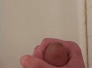 Left alone masturbating in the shower until orgasm