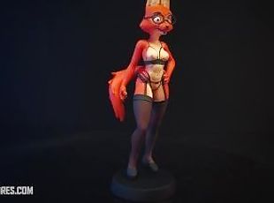 Diane foxington - Resin figure