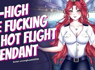 Facefucking the Slutty Flight Attendant [ASMR] [Audio] [Deepthroat] [Submissive Slut] [Sloppy BJ]