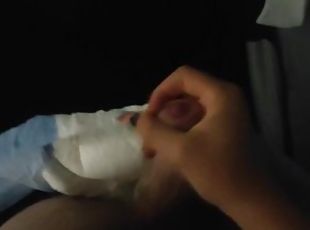 Quick diaper cum while in a tent