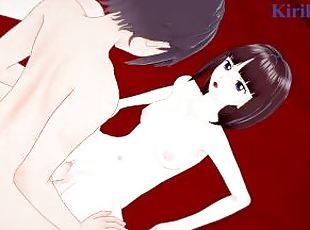 Tiffa Adill and I have intense sex in a secret room. - After War Gundam X Hentai