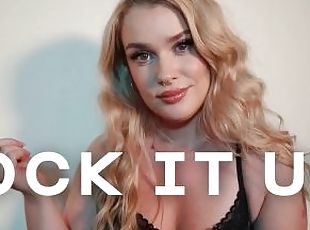 Locktober Chastity Encouragement Blonde Femdom POV Keyholder