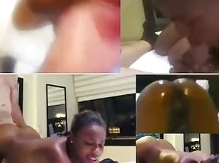 This black teen loves white cock!