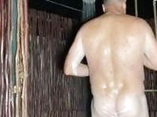 mandi, kencing, amateur, homoseksual, merangkap, rambut-kuning, kolam-renang, mandi-shower, solo, skrotum