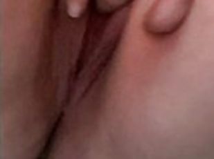 Dripping and squirting Pussy while I sneak in the bathroom for a quick orgasm